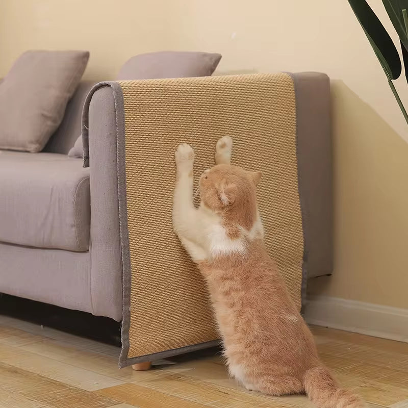 Ultimate Cat Scratch Prevention: Sofa Protection Pad & Nail Sharpening Mat for Happy Cats
