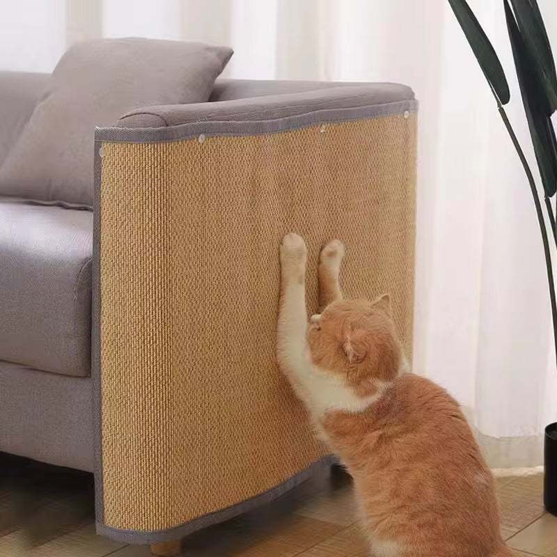 Ultimate Cat Scratch Prevention: Sofa Protection Pad & Nail Sharpening Mat for Happy Cats